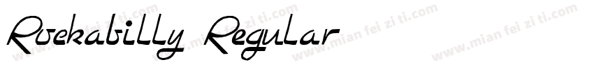 Rockabilly Regular字体转换